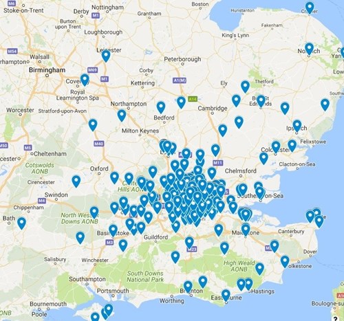 Clients map