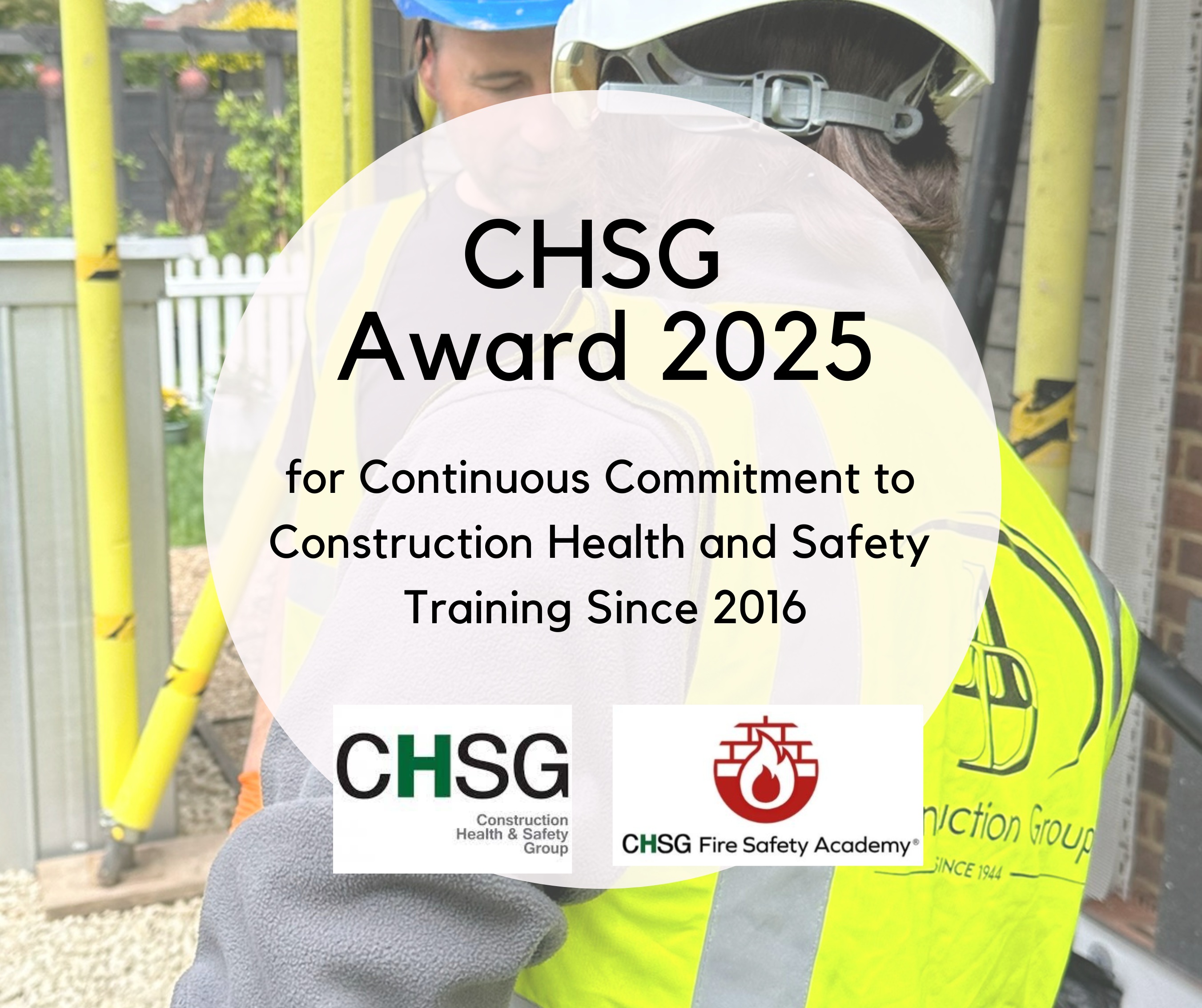 AD Presented with CHSG Training Award 2025. image