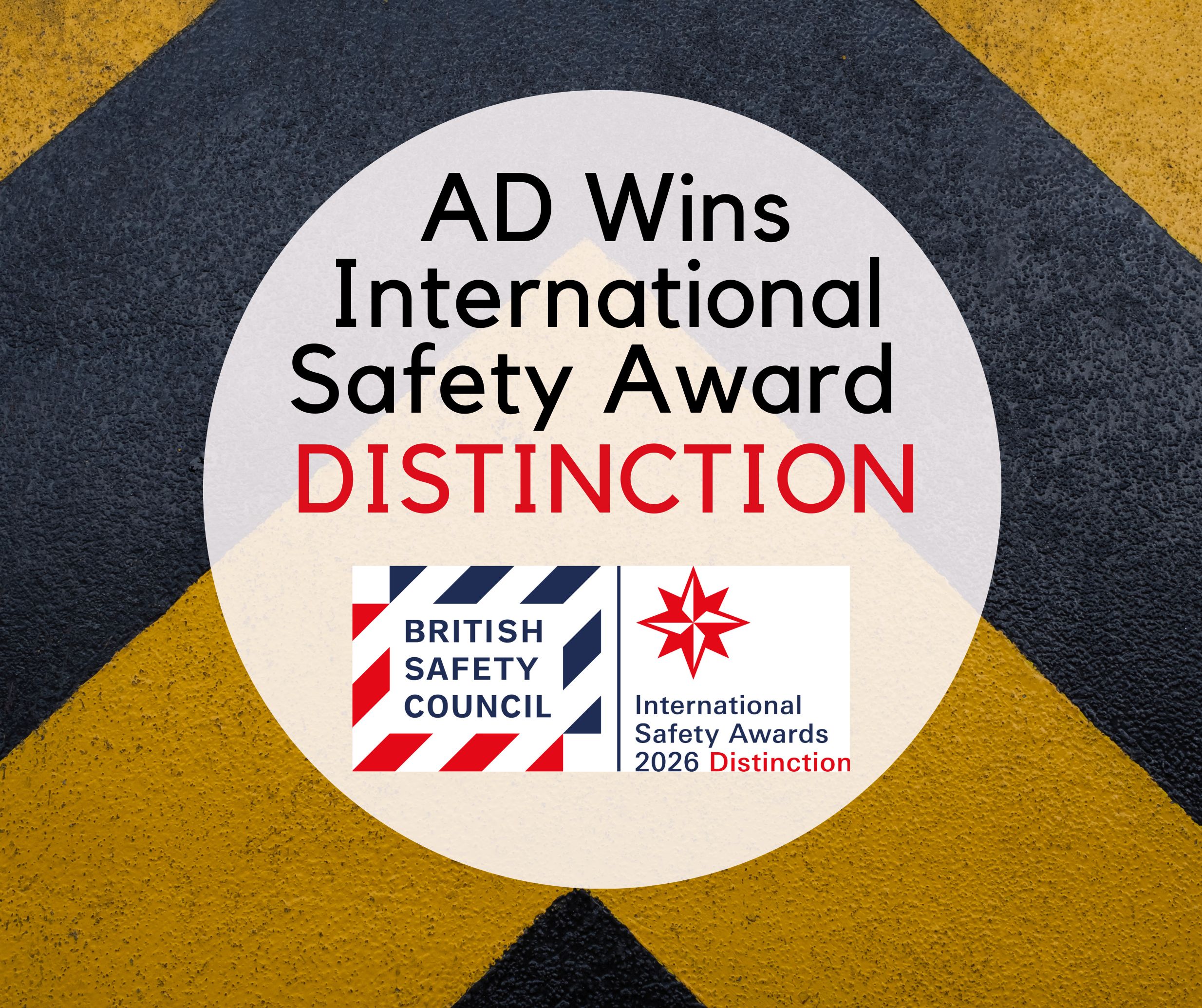 International Safety Awards 2026 - Distinction image