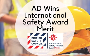 AD Wins BSC International Safety Award - Merit 2022 image