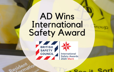 AD Wins BSC International Safety Award 2020 - 10 Years